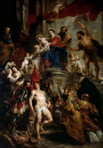 Madonna in trono con Bambino e Santi da Peter Paul Rubens